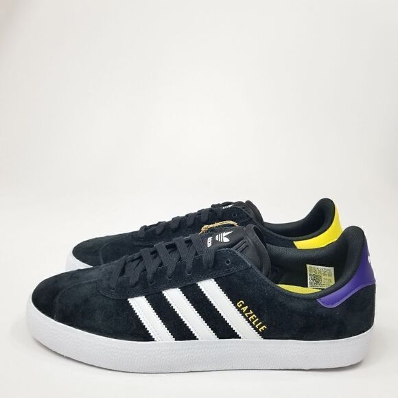 Adidas Gazelle ADV "Advance" Low Top Black Suede Sneakers. Men's Size: 12.5 - Picture 4 of 10